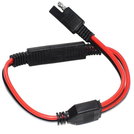 SAE One To Two Connection Cable Car Power Cord 0.3m - 36V 20A red black SAE splitter for motorcycle and small EV DC power distribution