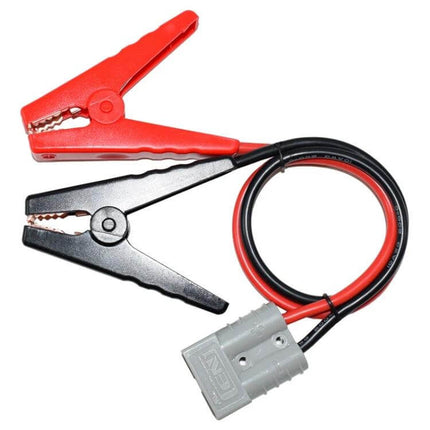 Anderson To Clip Cable Plug Connector For Battery Setups 0.55m 10AWG 50A red black alligator clips