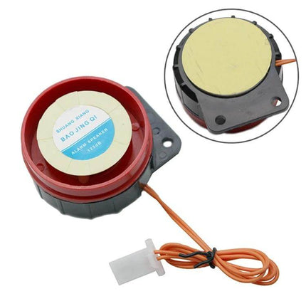 Universal Bidirectional Remote Control Motorcycle Anti-Theft Alarm compact siren module with wiring for quick installation