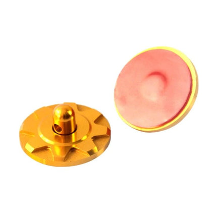 Aluminum Punch-Free Universal Car Engine Hood Lock Cover gold adhesive hood lock protective cap