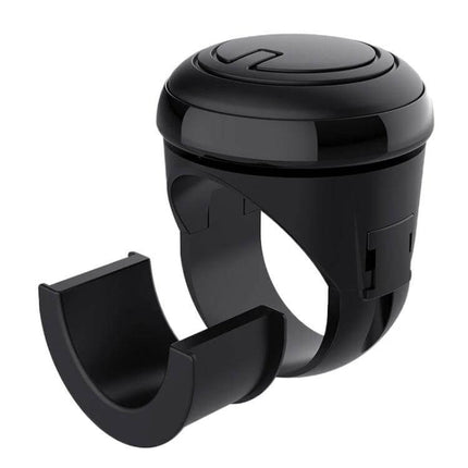 Universal Car Steering Wheel Spinner Knob 360 Degree Rotation Aid, 3R-2251 - black plastic and metal bearing compact 63x50x22mm 60g, easy-install