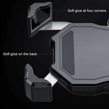 Semi-Automatic Phone Holder for Bicycles and Motorcycles Universal showing soft-glue pads at corners and back for secure mounting on handlebars