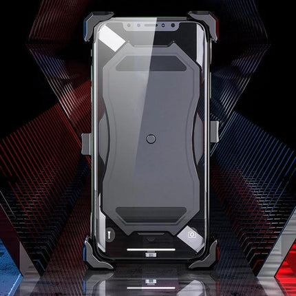 Semi-Automatic Phone Holder for Bicycles and Motorcycles Universal mounted on a rugged phone showing secure semi-automatic clamps for cycling and riding