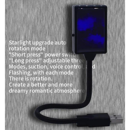 Starry Sky Atmosphere Lamp for Car and Home Blue Light