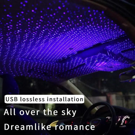 Starry Sky Atmosphere Lamp for Car and Home Blue Light
