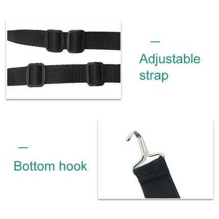Car Front Seat Hanging Storage Bag for Paper Towels and Cups