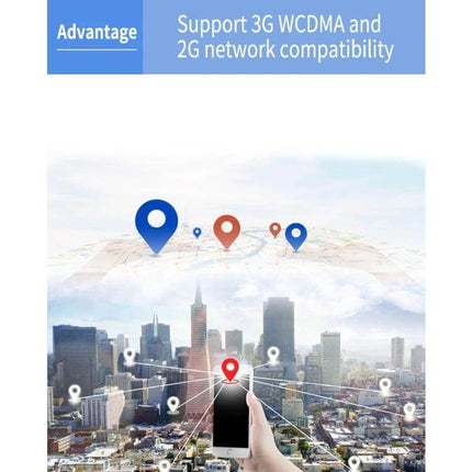 TK300 GPS Tracker for Vehicle Location and Security Monitoring - smartphone map with location pins showing real-time vehicle tracking in city