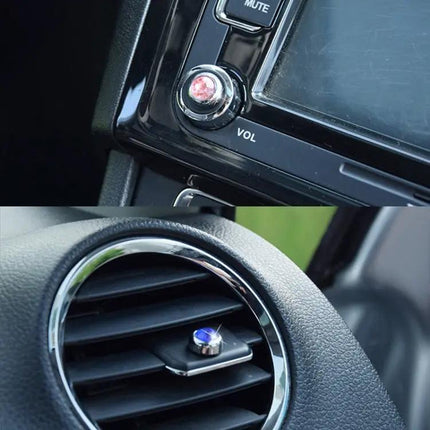 Crystal Diamond Sticker Set for Car Personalization, 6 Pieces | Syndmart