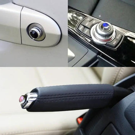 Crystal Diamond Sticker Set for Car Personalization, 6 Pieces | Syndmart