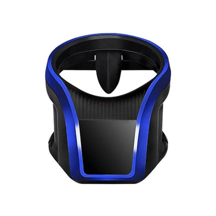 2-in-1 Magnetic Car Air Vent Holder for Phone and Cup mounted on vent holding phone and cup in blue and black