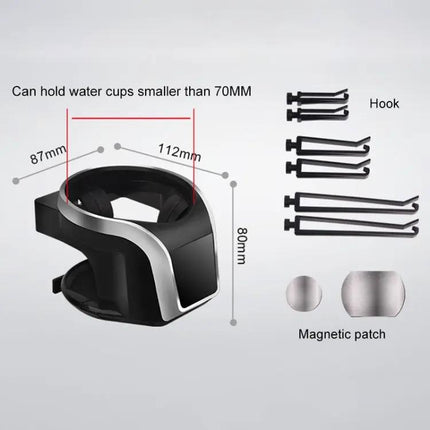 2-in-1 Magnetic Car Air Vent Holder for Phone and Cup | Syndmart