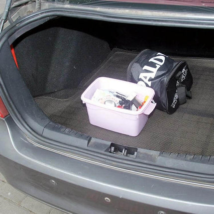 Versatile Car Anti-Slip Mat, 150x50cm for Securing Trunk Items — durable PVC foam trunk liner preventing luggage shift