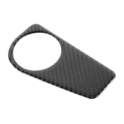 Carbon Fiber Headlight Switch Decorative Sticker for Volkswagen Tiguan L - carbon fiber headlight switch trim for dashboard upgrade