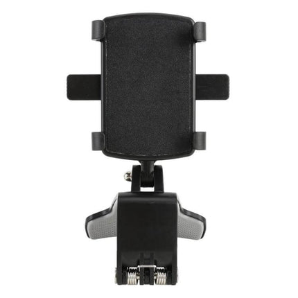 Universal Car Dashboard Mobile Phone Holder with Adjustable Angle - black adjustable clamp mount for hands-free driving and navigation