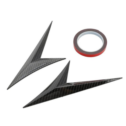 Carbon Fiber Decorative Sticker for Honda 10th Generation Civic Fenders - carbon fiber fender accents with adhesive tape