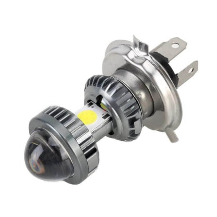 White H4 LED Headlight for Motorcycles and Scooters bright 6000K LED bulb for improved night visibility and energy savings