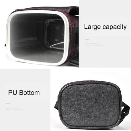 Car Back Seat Hook Trash Can for Organization and Storage - large-capacity PU-bottom car trash bin for back seat rod, easy attachment and neat storage