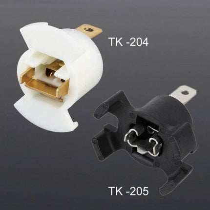 1 Pair Tail Lamp Holder for Honda Odyssey Replacement white and black H1 bulb adapters TK-204 TK-205 durable plastic mounting