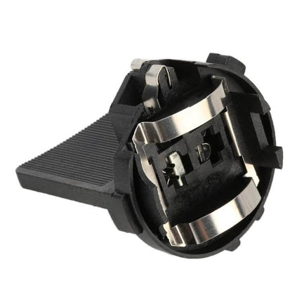 H7 Tail Lamp Holder Adapter for Volkswagen Golf 7 Vehicles - black plastic and metal bulb socket adapter for secure H7 tail lamp mounting