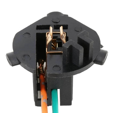 H1 Tail Lamp Holder for Kia 1 Pair Secure LED Bulb Fit - black H1 bulb adapter for Kia K7 tail lamp with wiring and metal contacts