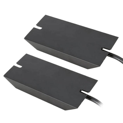 2 Pack LED Turn Signal Light Decoder With Dual Resistance - black dual-resistance plug-and-play LED decoder modules for 12V turn signals