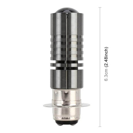 Durable Aluminum Motorcycle Headlight for Easy Installation - compact aluminum motorcycle bulb, 6.3cm (2.48in) length, durable design