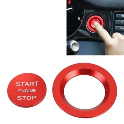 Engine Start Key Push Button Trim for Land Rover and Jaguar Vehicles