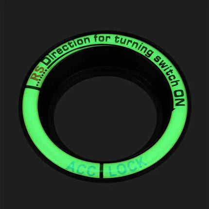 Fluorescent Aluminum Alloy Key Ring for Ford Vehicles