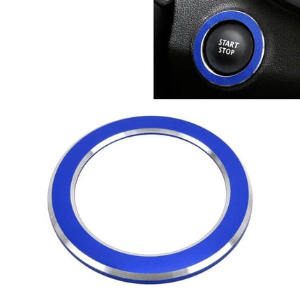 Metal Key Ring for Renault Vehicle Decoration, in Blue or Red - durable metal blue start/stop key ring accent