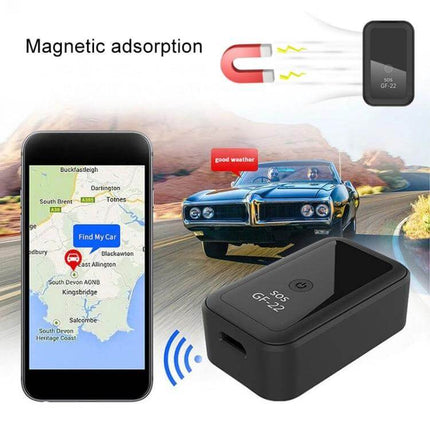 GF22 Magnetic Car GPS Tracker for Vehicle Security - compact magnetic GPS tracker attached to car for real-time tracking and recovery