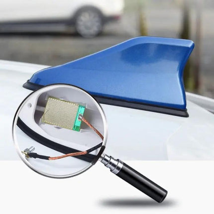 Universal Shark Fin Antenna for Car Radio in Champagne Gold