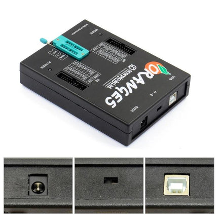 Orange5 Device for Home Electronics Repair Projects compact serial programmer with 20 COM port support, USB and power ports