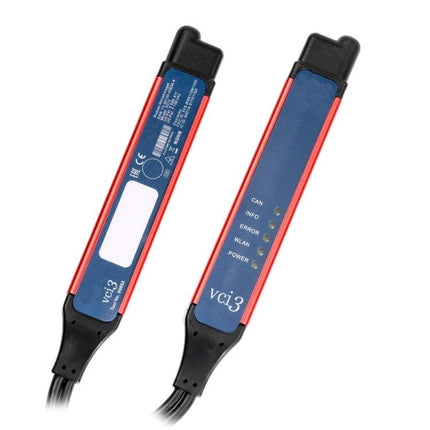 Scania Diagnostic Tool for Vehicle Maintenance in Workshops compact WiFi VCI3 module showing LED indicators and cable