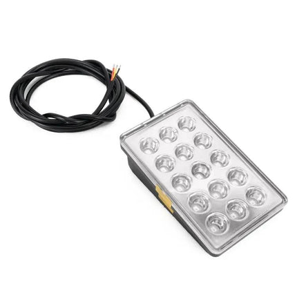 Red Square Car Brake and Reversing Light for Day and Night