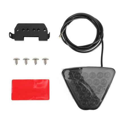 Car Triangle LED Light For Brake And Reversing Use compact 12V triangle LED brake and reversing signal with mounting screws and adhesive pad