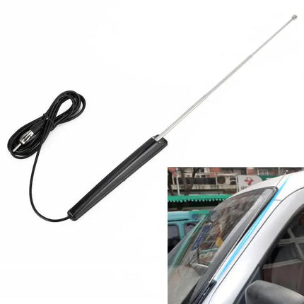 Telescopic Car Antenna for FM and TV Signal Reception with 1.9m Cable