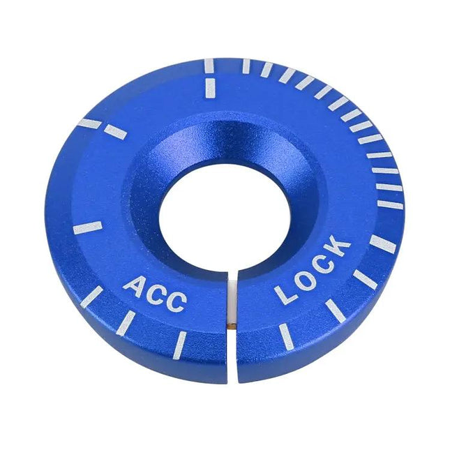 Volkswagen Blue Metal Ignition Key Ring for Car Decoration