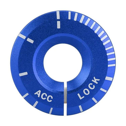 Volkswagen Blue Metal Ignition Key Ring for Car Decoration