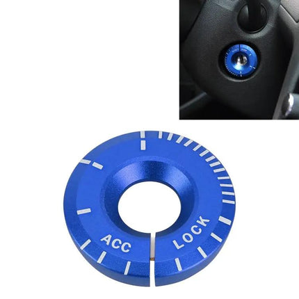 Volkswagen Blue Metal Ignition Key Ring for Car Decoration