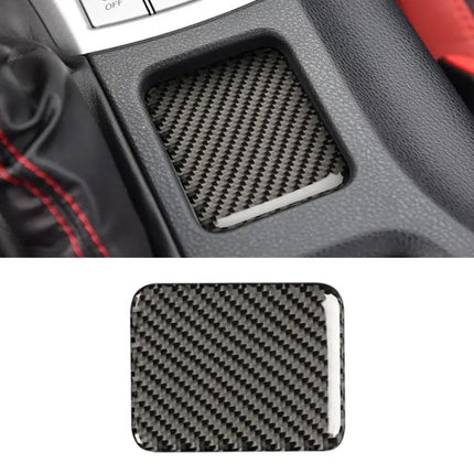 Carbon Fiber Decorative Sticker for Car Seat Panels, Durable Design
