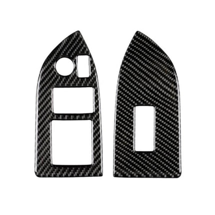 Carbon Fiber Decorative Sticker for Subaru BRZ and Toyota 86 2013-2017 - carbon fiber window switch trim set