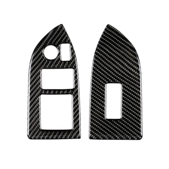 Carbon Fiber Decorative Sticker for Subaru BRZ and Toyota 86 2013-2017 - carbon fiber window switch trim set