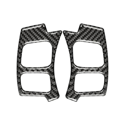 Carbon Fiber Decorative Sticker for Lexus Steering Wheel, Left Drive - carbon fiber left-drive steering wheel accents