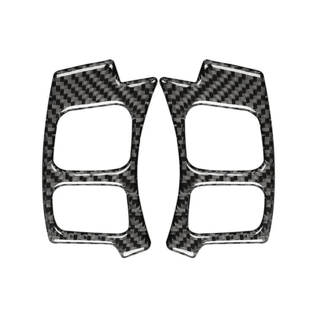 Carbon Fiber Decorative Sticker for Lexus Steering Wheel, Left Drive - carbon fiber left-drive steering wheel accents