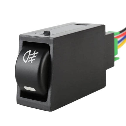 Car Fog Light On-Off Button Switch For Subaru Durable black ABS plastic dash fog light rocker switch with wiring harness
