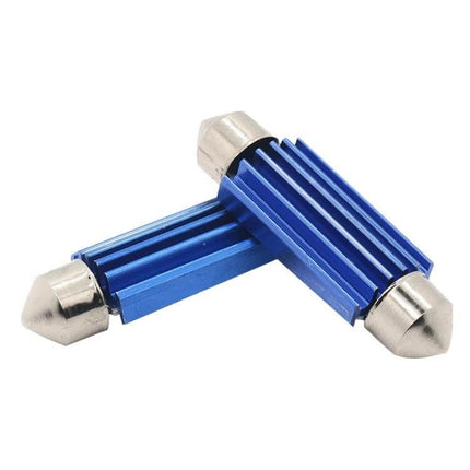 Car Reading Lamp Dome Light 36mm for Easy Interior Lighting - blue 36x10mm compact LED dome bulb for car cabin reading and map light