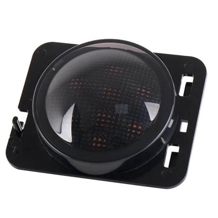 LED Wheel Eyebrow Turn Signals For Jeep Wrangler Easy To Install black ABS LED wheel eyebrow turn signal module