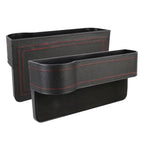 Seat Console Leather Box (Black) / Black