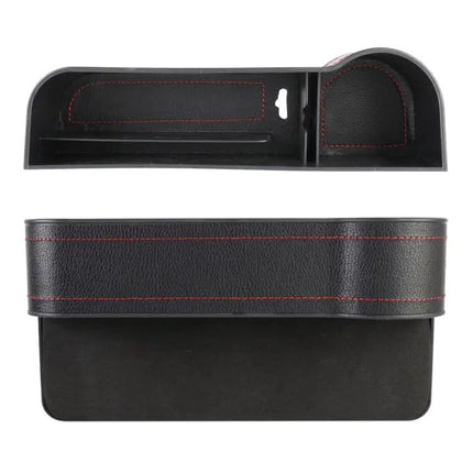Multi-Functional Leather Storage Box for Car Seat Gaps