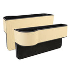 Seat Console Leather Box (Beige) / Beige